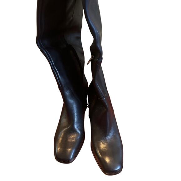 Dolce Vita Fynn Knee Boots in Onyx Leather, Size 10M, New with Tag MSRP $260 - Picture 15 of 16